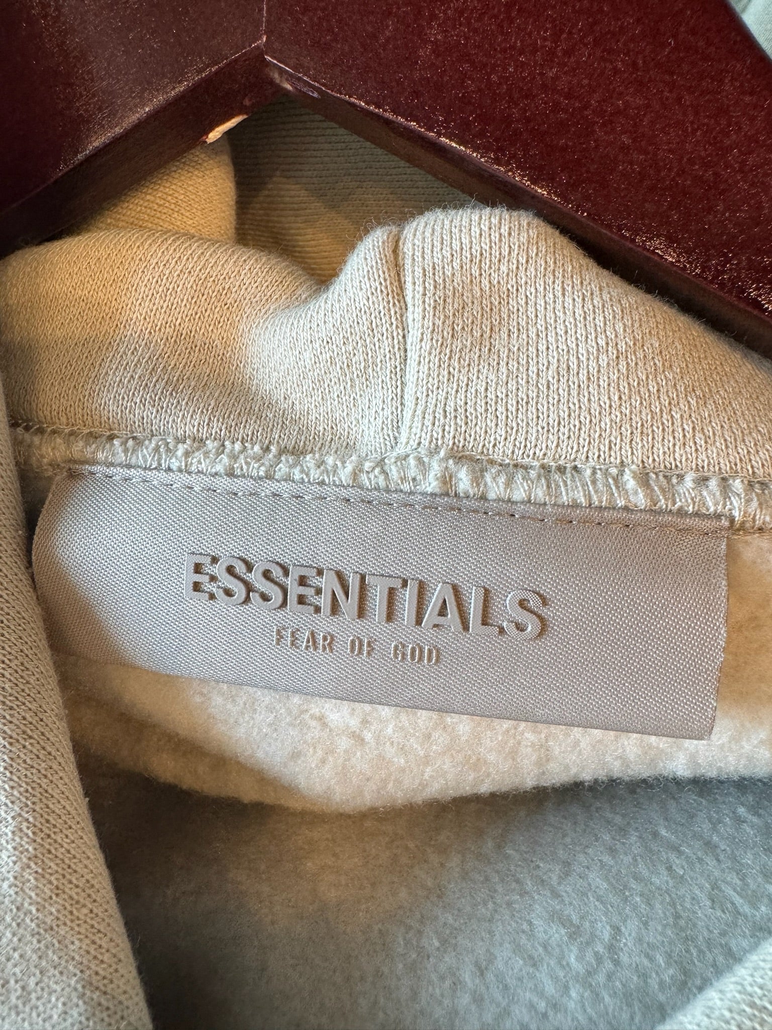 Fear of God Essentials "1977" Hoodie (SS22) Wheat (Preowned)