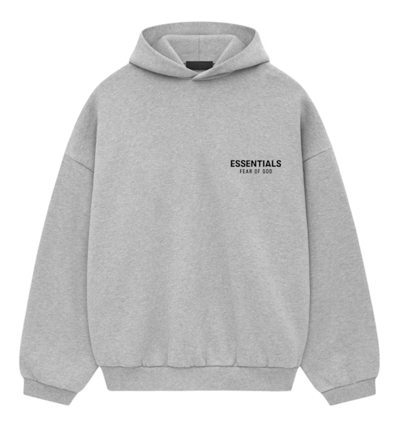 Fear of God Essentials Fleece Hoodie Light Heather Gray (FW24)