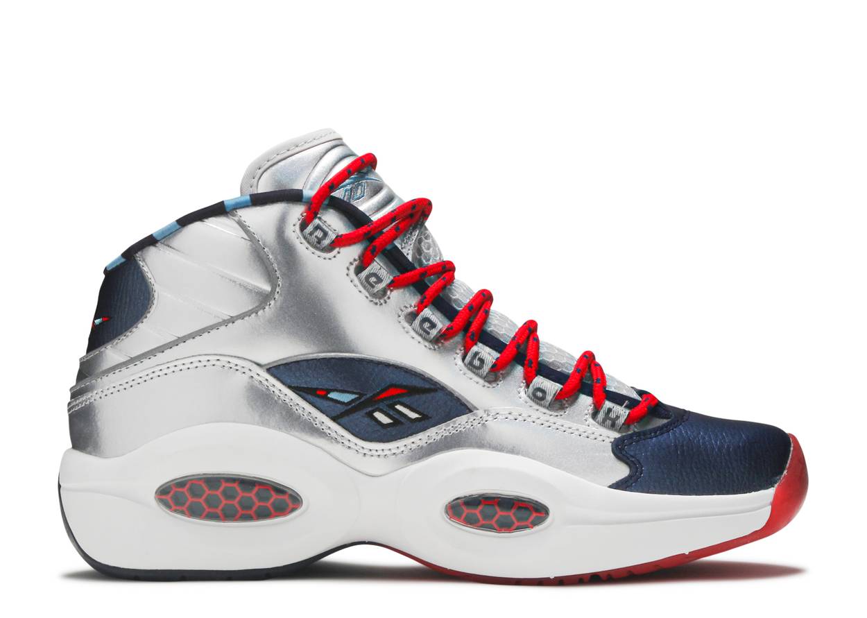 Reebok Question Mid Iverson X Harden Silver Cross-Over (Preowned)