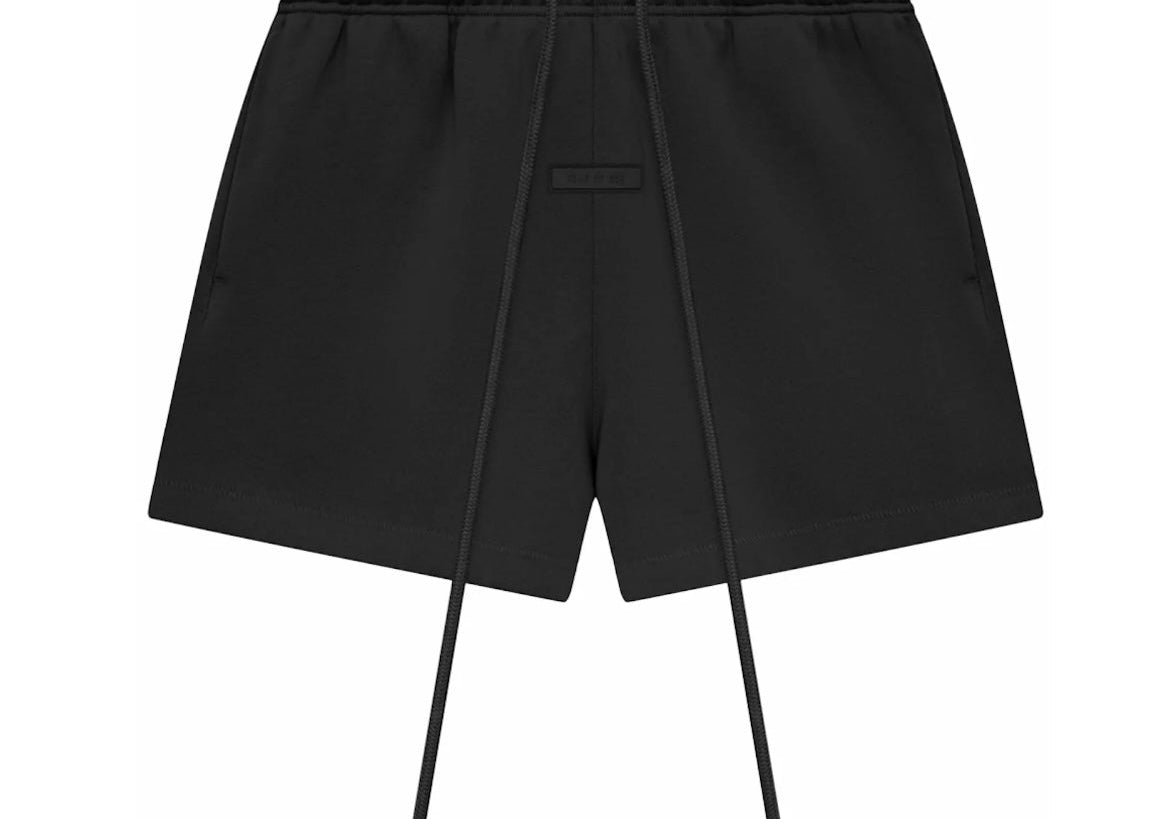 Fear of God Essentials Running Shorts (SS24) Jet Black