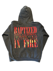 Kid Cudi Saves Baptized In Fire Hoodie Washed Black (Preowned)