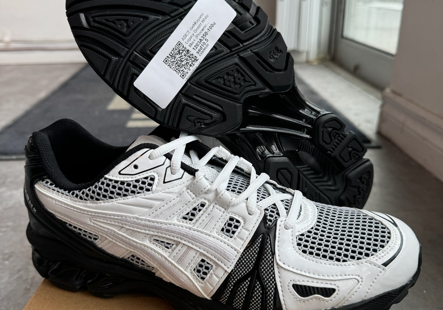 ASICS Gel-Kayano Legacy GmbH White Black (Preowned Size 10.5)