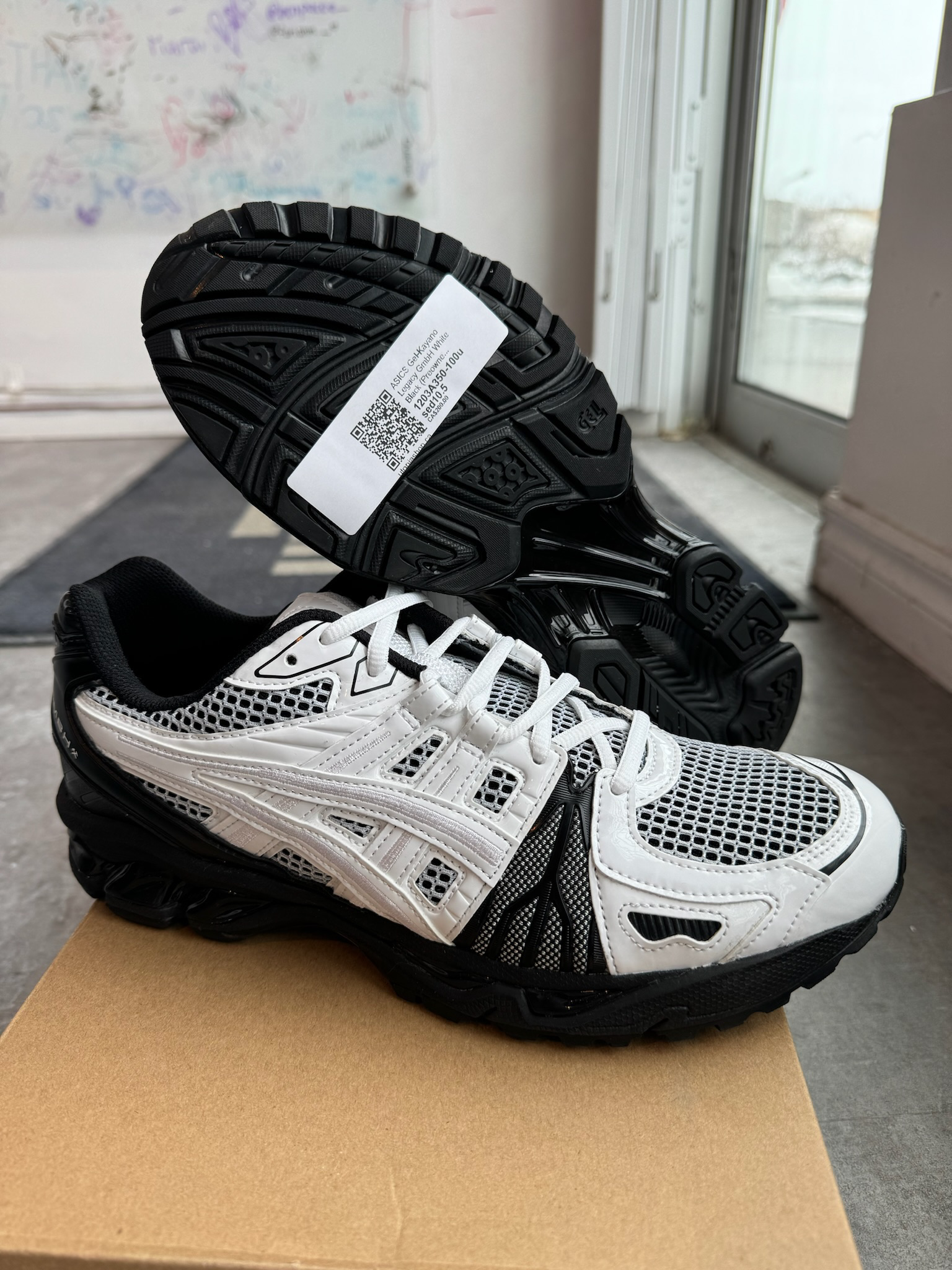 ASICS Gel-Kayano Legacy GmbH White Black (Preowned Size 10.5)