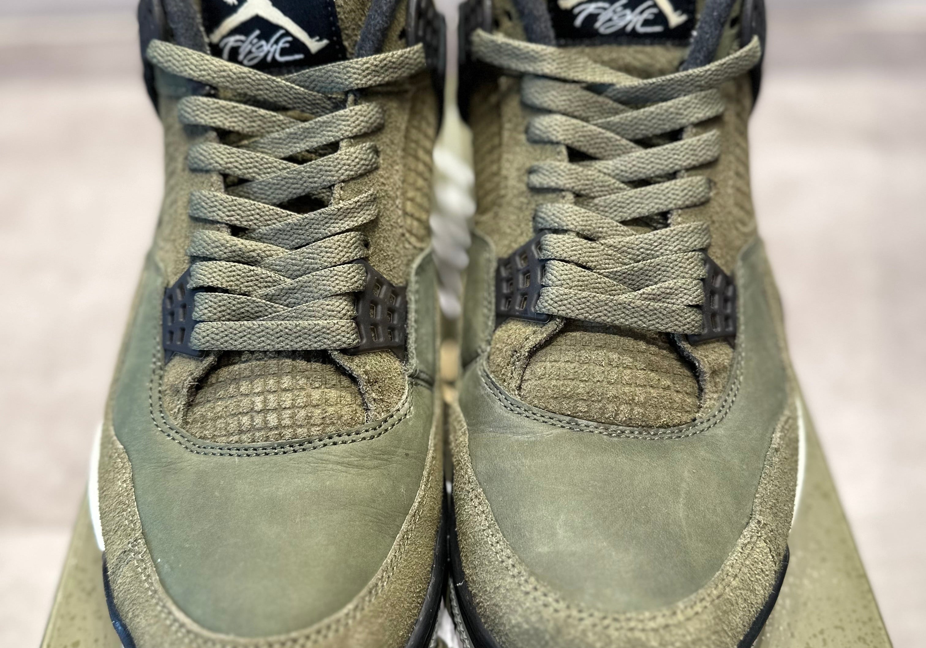 Jordan 4 Retro SE Craft Medium Olive (Preowned Size 11)