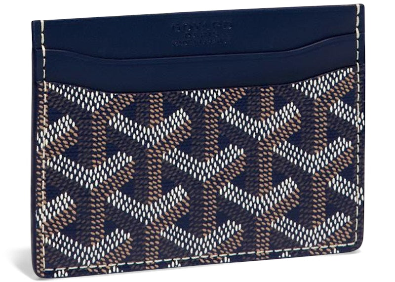 Goyard Saint Sulpice Card Holder Navy Blue