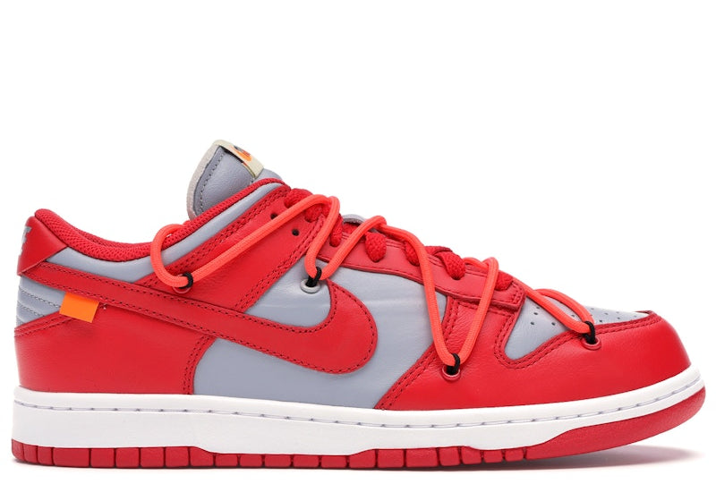 Nike Dunk Low Off-White University Red (Preowned Size 8)