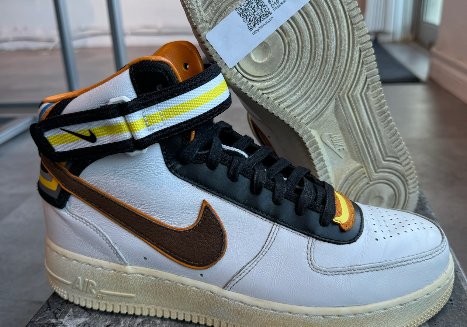 Nike Air Force 1 Mid Tisci White (Preowned Size 10)