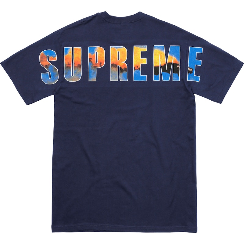 Supreme Crash Tee Navy (Preowned Size S)