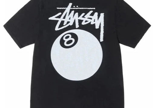 Stussy 8 Ball Pigment Dyed Tee Black