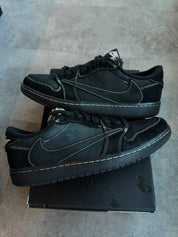 Jordan 1 Retro Low OG SP Travis Scott Black Phantom, pre-owned, US Men's 9 – photo 4 of 7