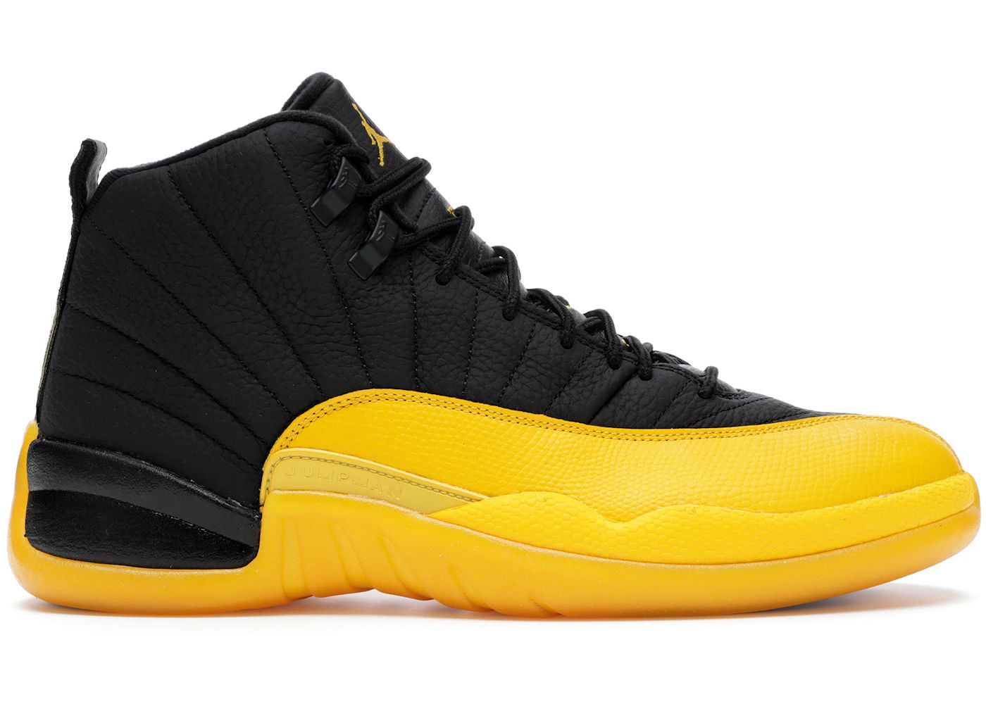Jordan 12 Retro Black University Gold, brand new, US Men's 12
