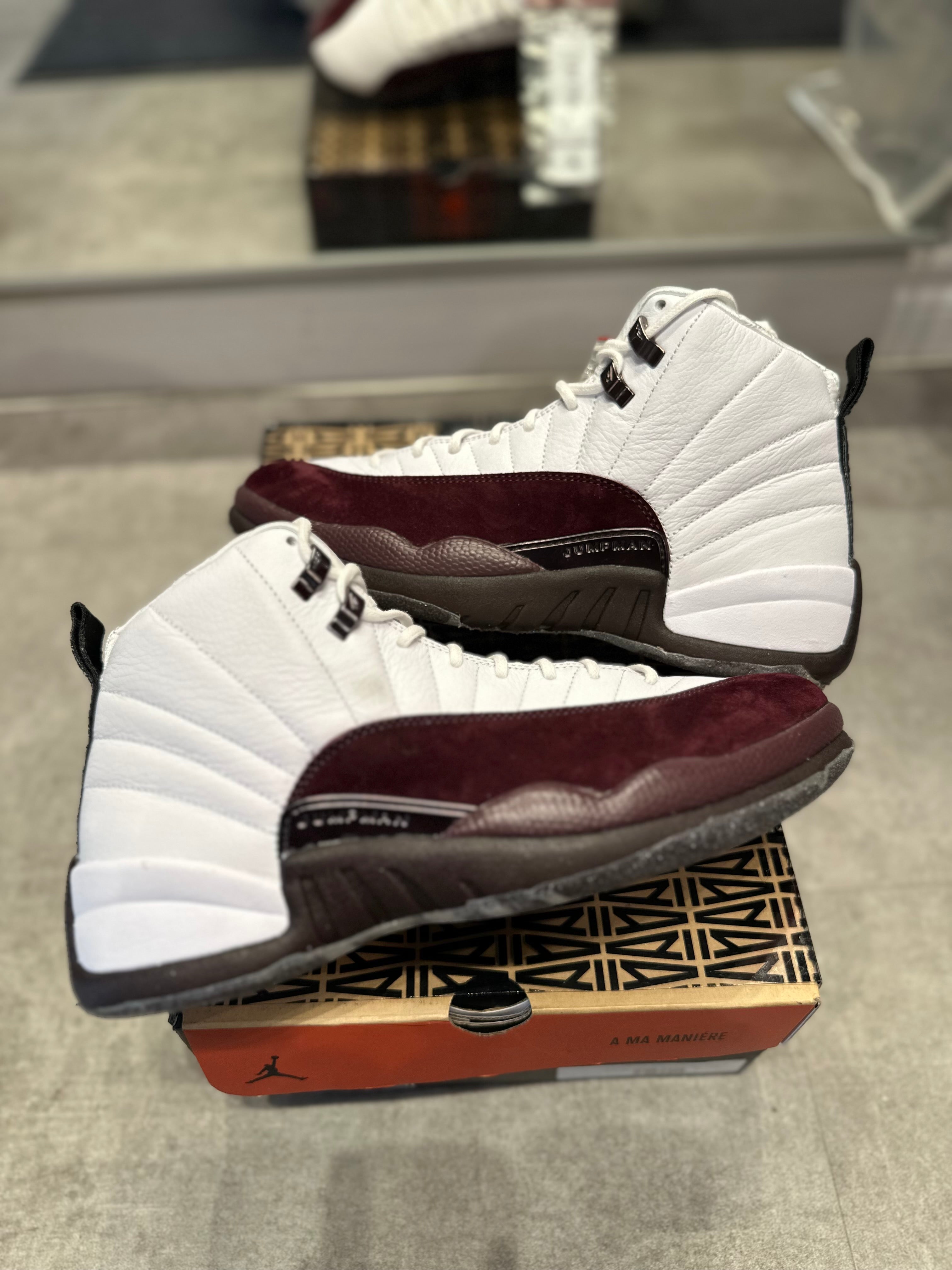 Jordan 12 Retro SP A Ma Maniere White, pre-owned, US Men's 10 – photo 4 of 7