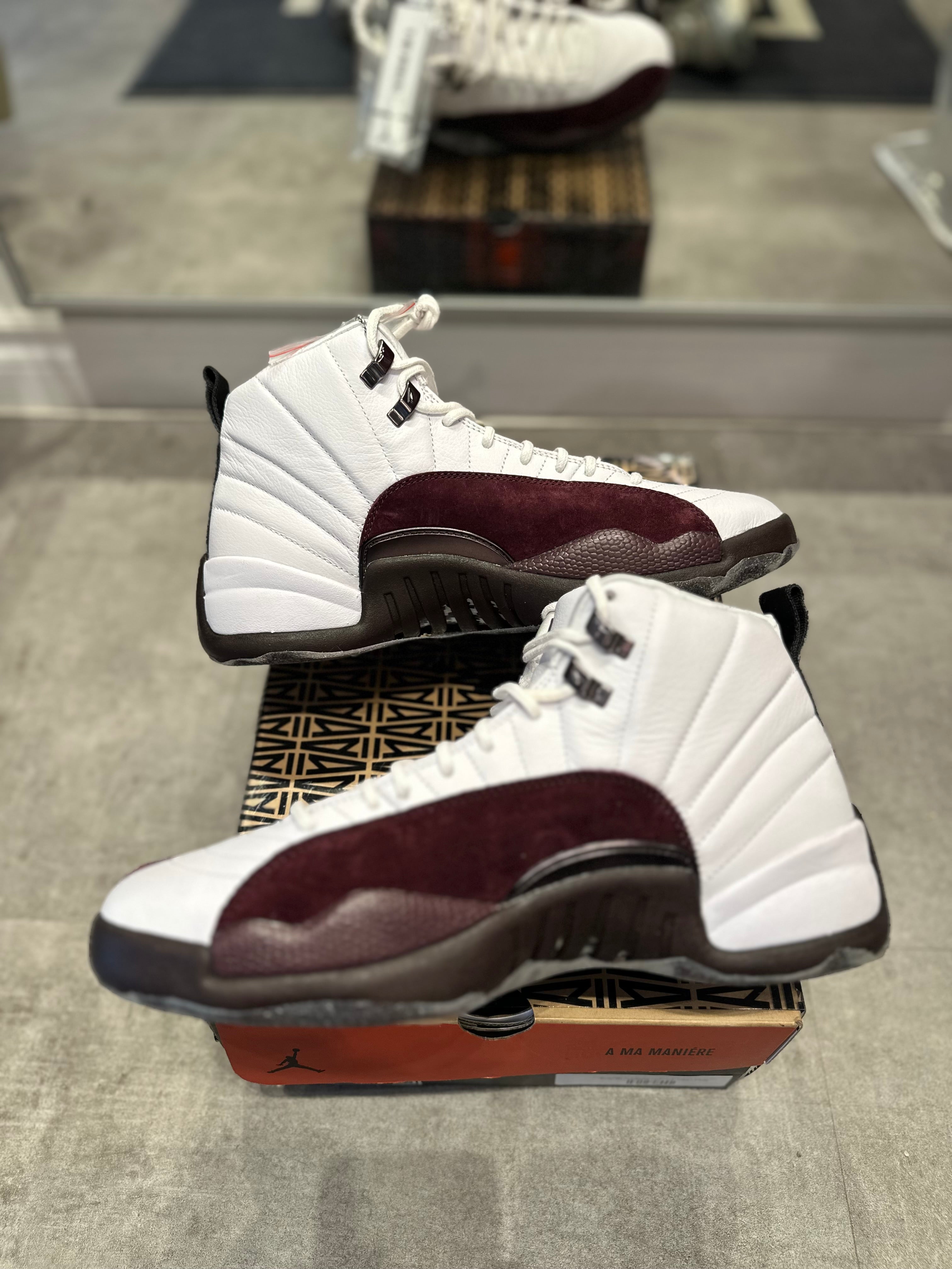 Jordan 12 Retro SP A Ma Maniere White, pre-owned, US Men's 10 – photo 5 of 7