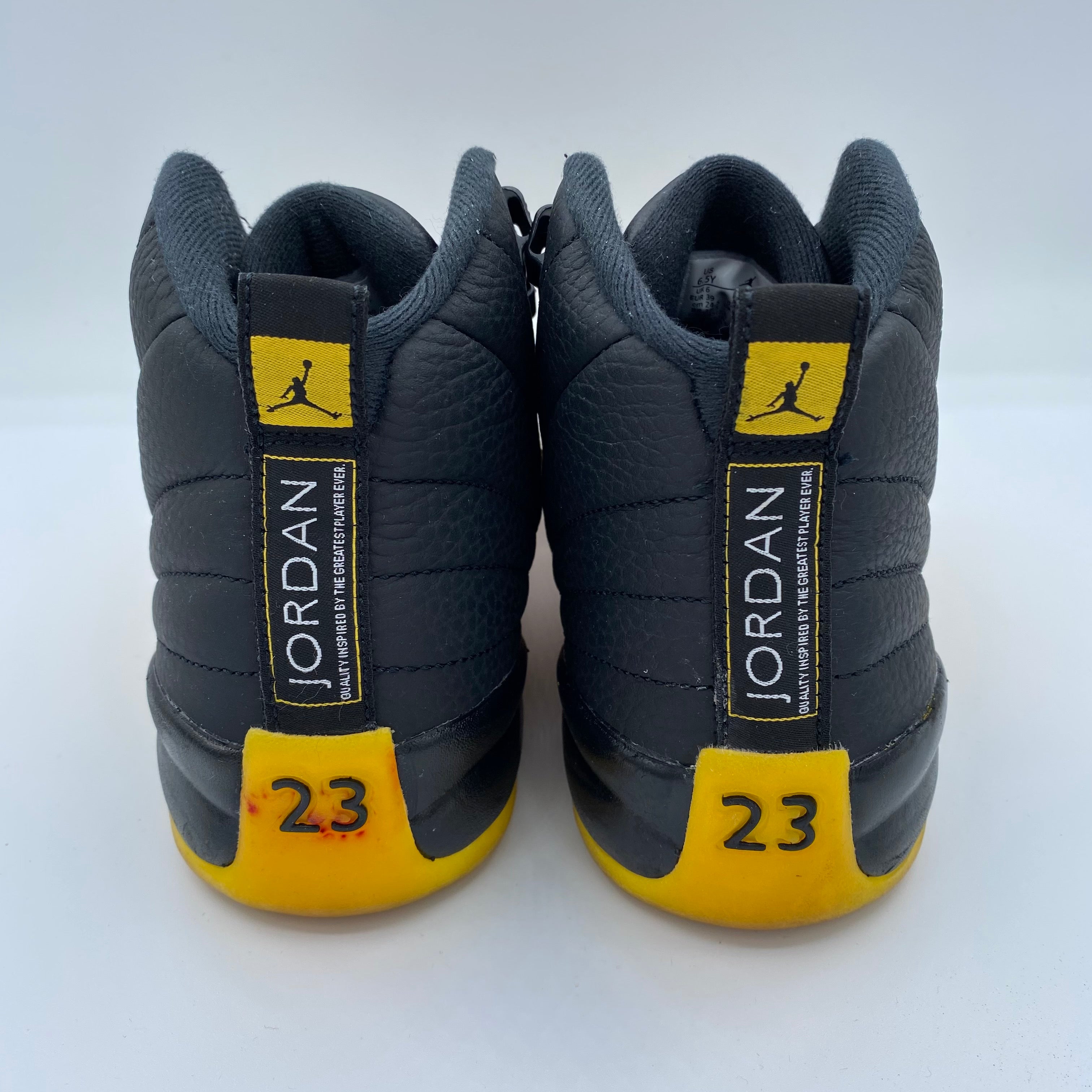 Jordan 12 Retro University Gold GS, pre-owned, US Youth 6.5 – photo 4 of 5