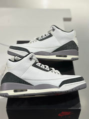 Jordan 3 Retro Cement Grey, pre-owned, US Men's 8 – photo 4 of 6