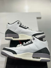 Jordan 3 Retro Cement Grey, pre-owned, US Men's 8 – photo 5 of 6