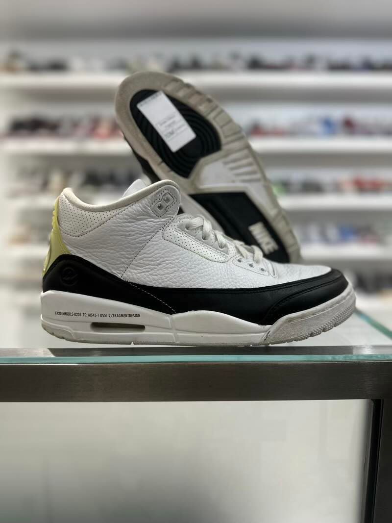 Jordan 3 Retro Fragment, pre-owned, US Men's 10 – photo 2 of 6