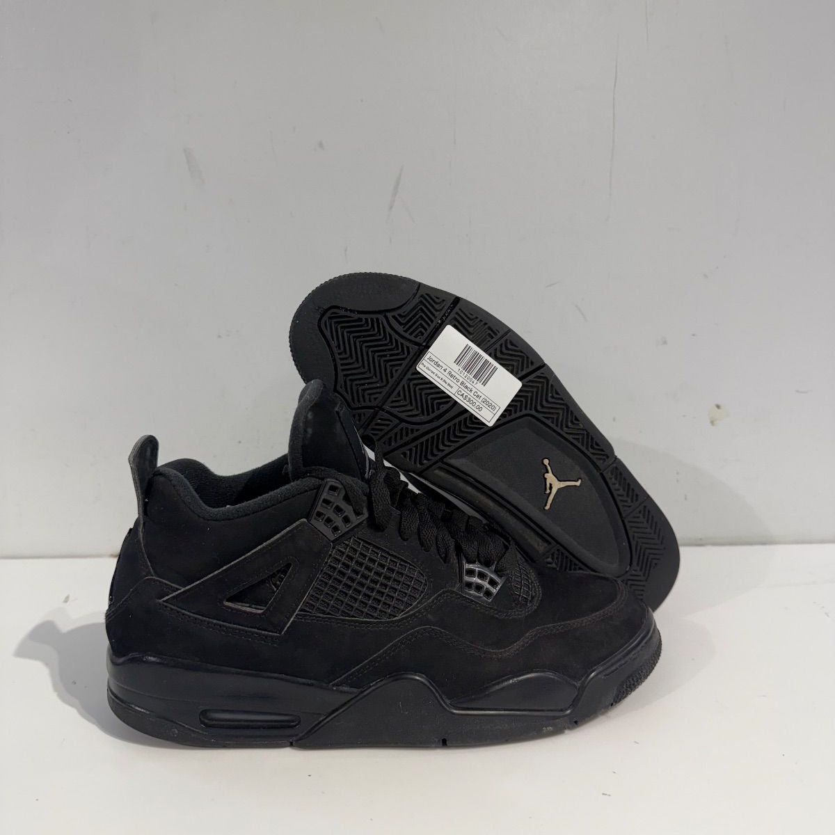 Jordan 4 Retro Black Cat (2020), pre-owned, US Men's 9 – photo 2 of 6