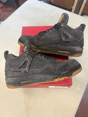 Jordan 4 Retro Levi's Black (Black Levi's Tag), pre-owned, US Men's 8.5 – photo 5 of 7