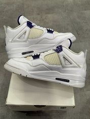 Jordan 4 Retro Metallic Purple, pre-owned, US Men's 8.5 – photo 5 of 7