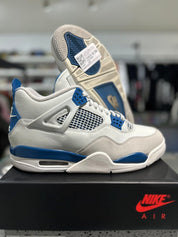 Jordan 4 Retro Military Blue (2024), pre-owned, US Men's 9.5 – photo 2 of 7