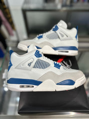 Jordan 4 Retro Military Blue (2024), pre-owned, US Men's 9.5 – photo 4 of 7