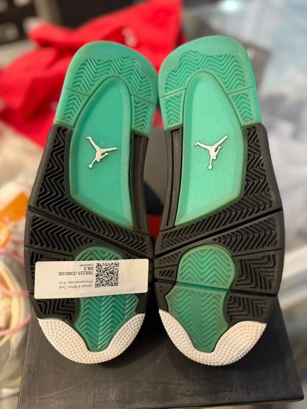 Jordan 4 Retro Teal, pre-owned, US Men's 8.5 – photo 7 of 7