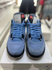 Jordan 4 Retro University Blue, pre-owned, US Men's 9 – photo 3 of 7
