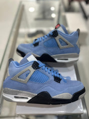 Jordan 4 Retro University Blue, pre-owned, US Men's 9 – photo 4 of 7