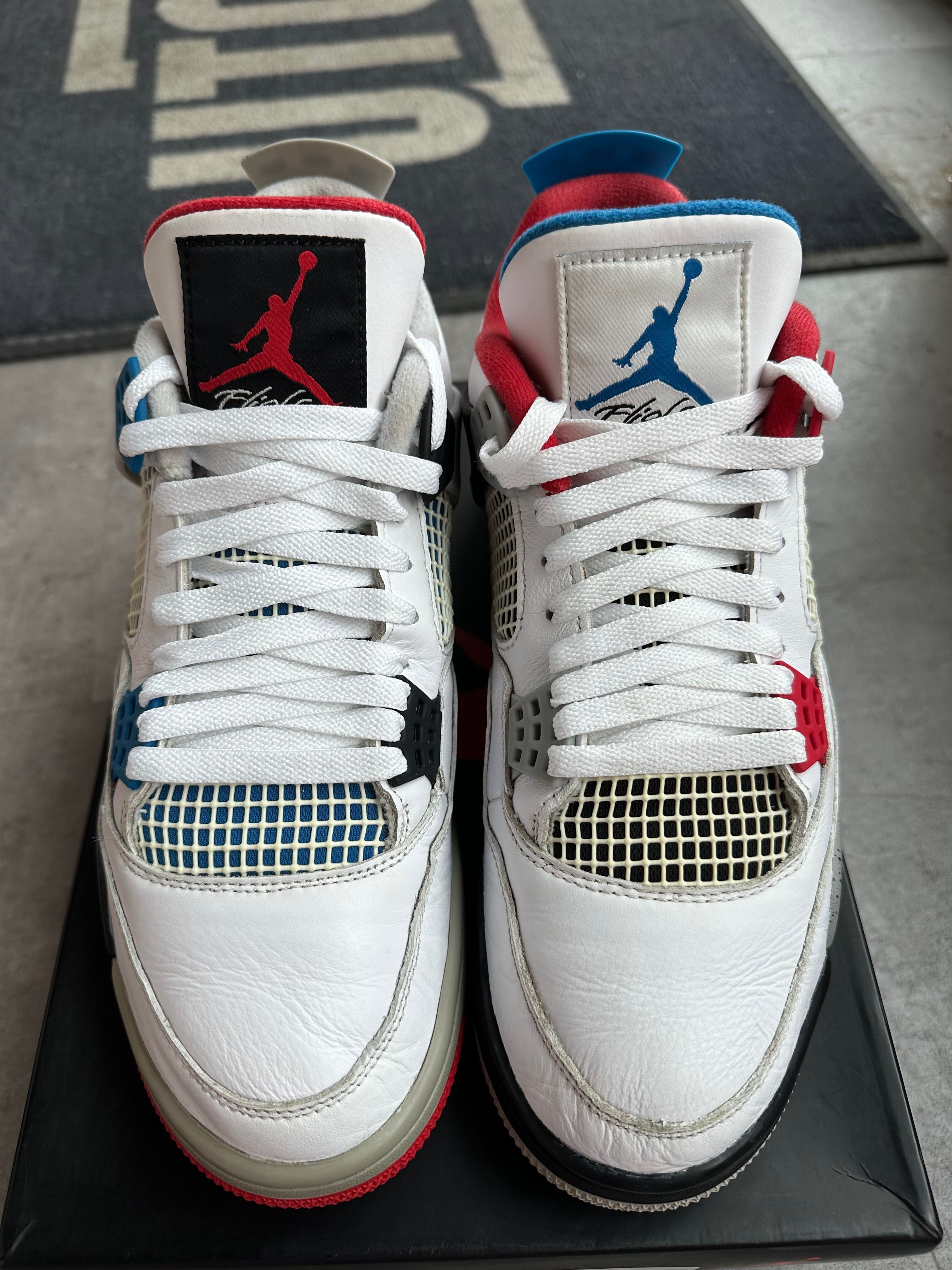 Jordan 4 Retro What The, pre-owned, US Men's 10.5 – photo 3 of 7