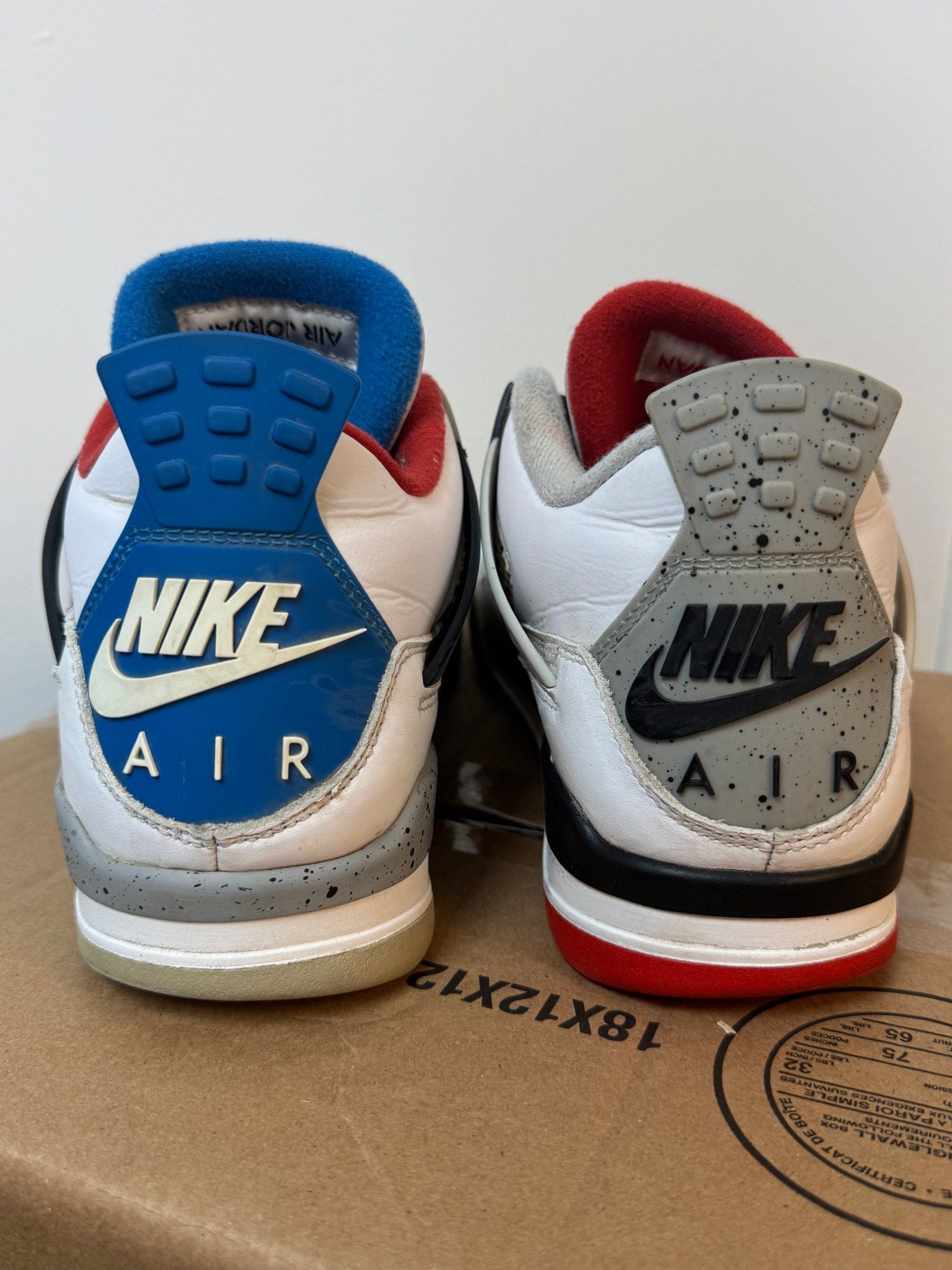 Jordan 4 Retro What The, pre-owned, US Men's 9 – photo 6 of 7