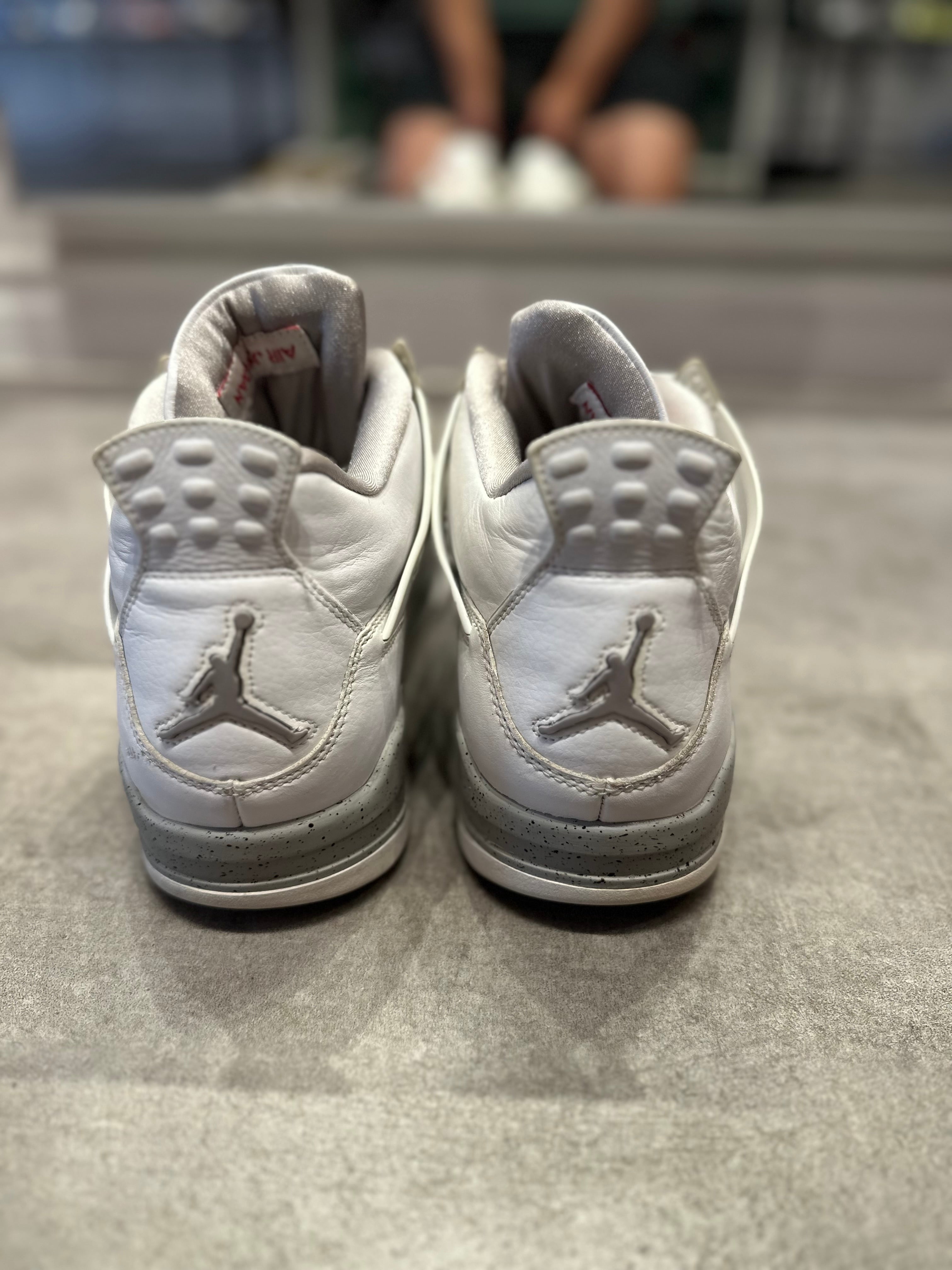 Jordan 4 Retro White Oreo (2021), pre-owned, US Men's 12 – photo 4 of 7