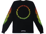 Chrome Hearts Multi-Colour Circle Gradient Floral L/S T-Shirt Black