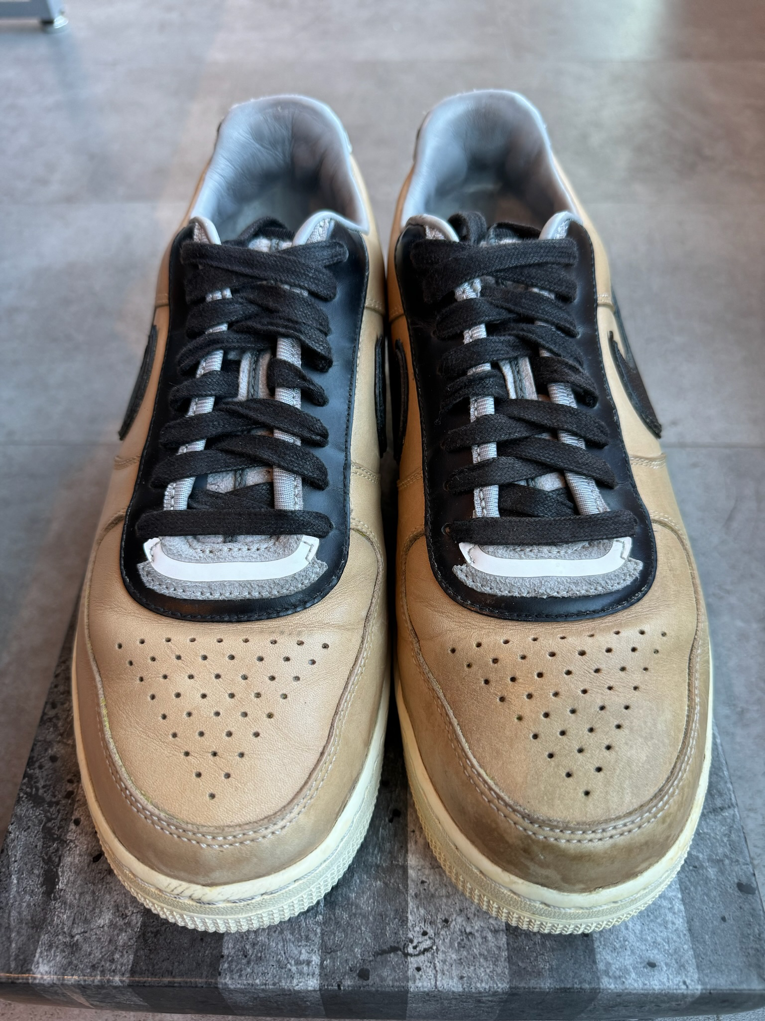 Nike Air Force 1 Low Tisci Tan (Preowned Size 10)