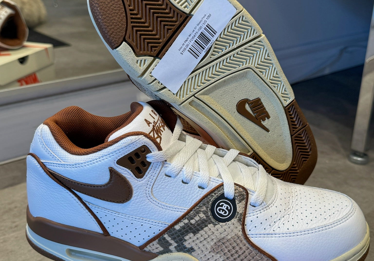 Nike Air Flight '89 Low SP Stussy Pecan (Preowned)