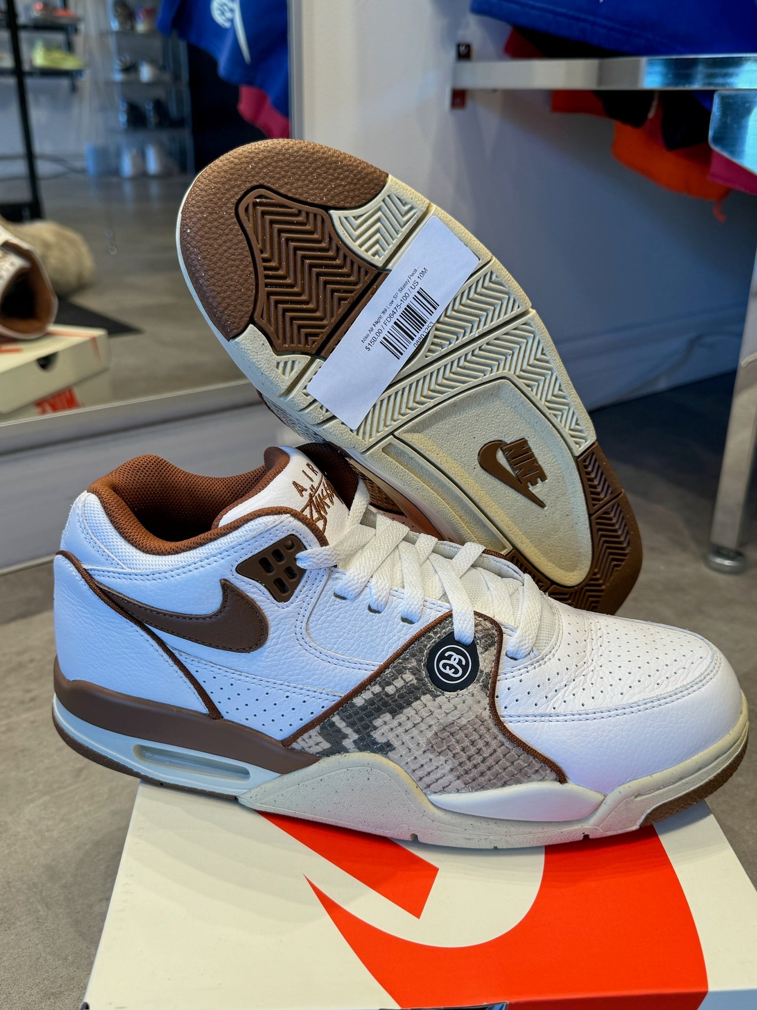 Nike Air Flight '89 Low SP Stussy Pecan (Preowned)