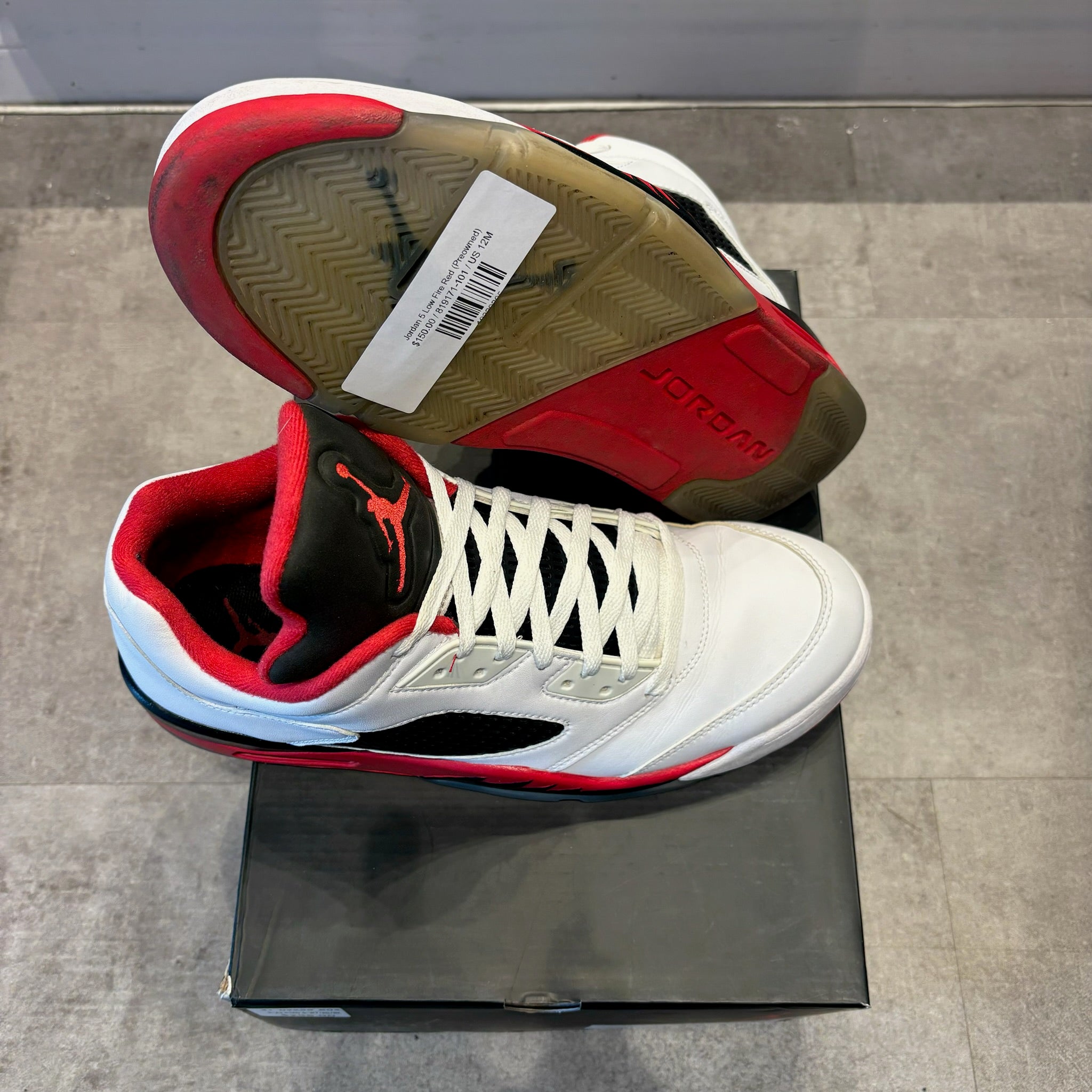 Jordan 5 Low Fire Red (Preowned)