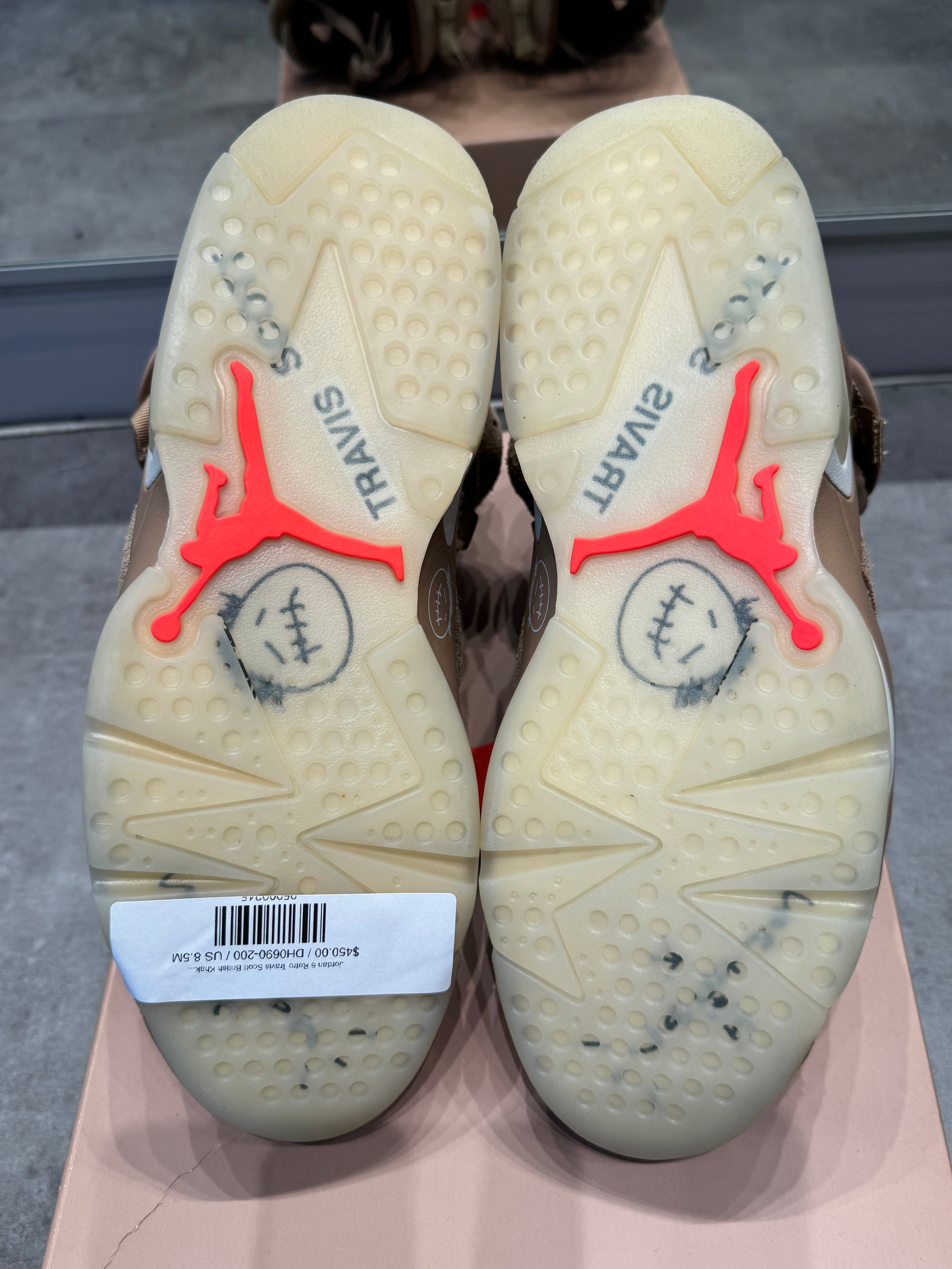 Jordan 6 Retro Travis Scott British Khaki (Preowned Jordan 6 Retro Travis Scott British Khaki (Preowned