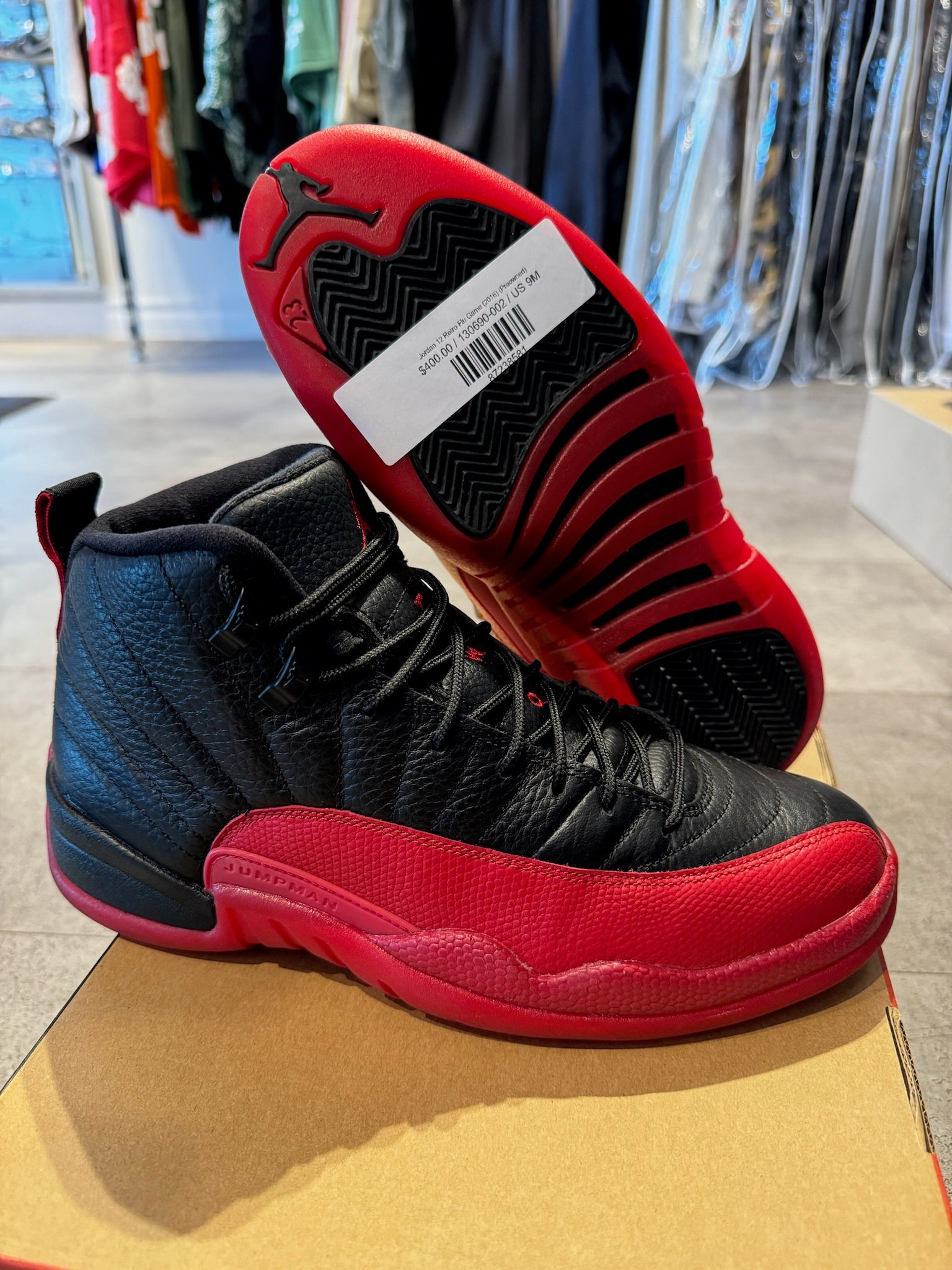 Jordan 12 Retro Flu Game (2016) (Preowned)