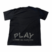 Comme des Garcons PLAY Double Hearts T-shirt Black (Preowned)