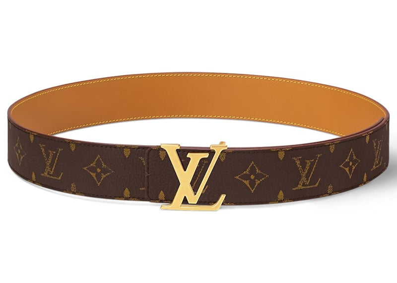 Louis Vuitton LV Initiales Belt Brown Monogram (Preowned Size 85/34)