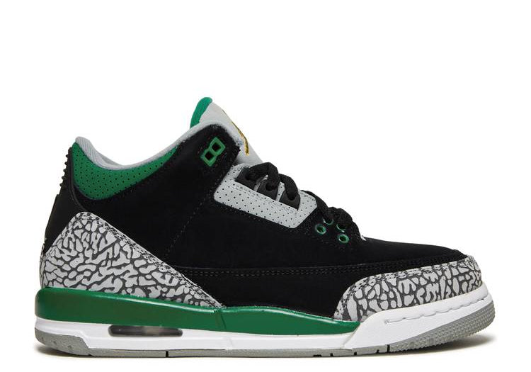 Jordan 3 Retro Pine Green (GS) (Preowned Size 6y)