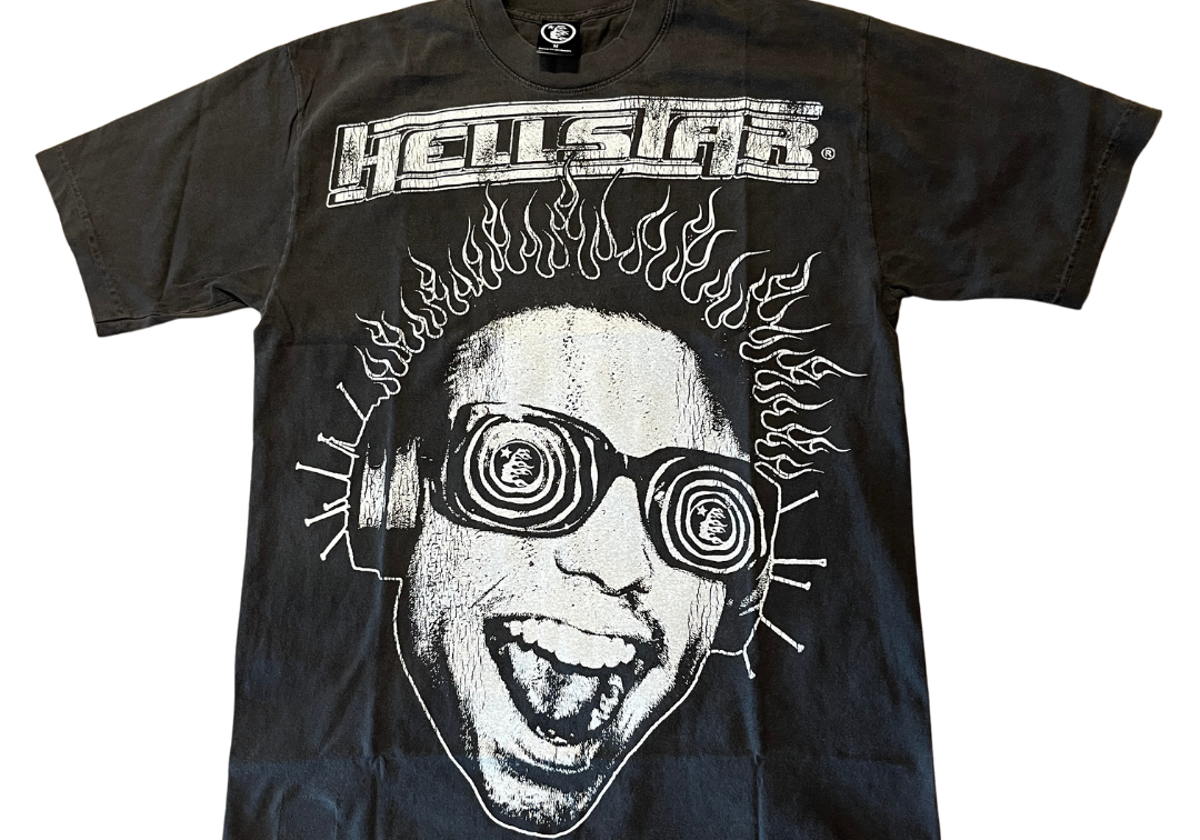 Hellstar Studios Rage Tee Washed Black (OVERSEAS EXCLUSIVE)