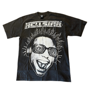 Hellstar Studios Rage Tee Washed Black (OVERSEAS EXCLUSIVE)