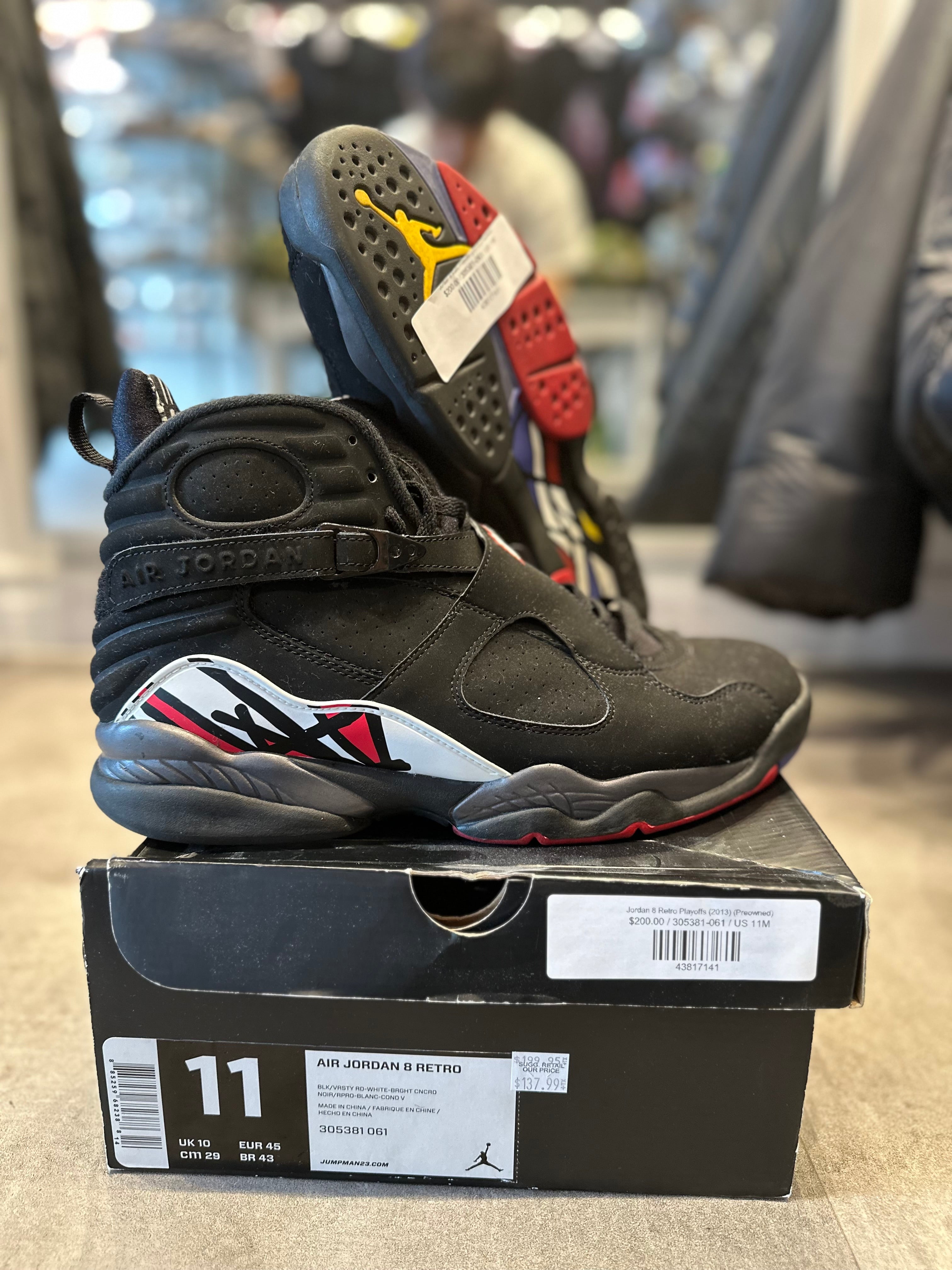 Jordan 8 Retro Playoffs (2013) (Preowned)