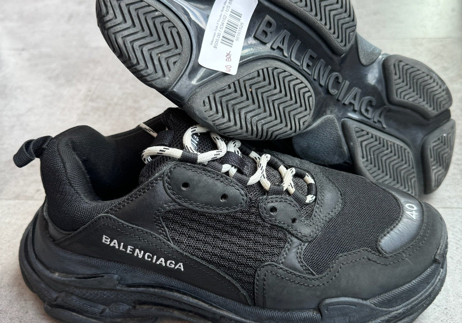 Balenciaga Triple S Sneaker Triple Black (Preowned)