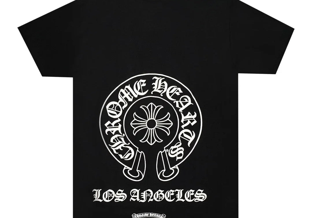 Chrome Hearts Los Angeles Exclusive Horseshoe T-Shirt Black