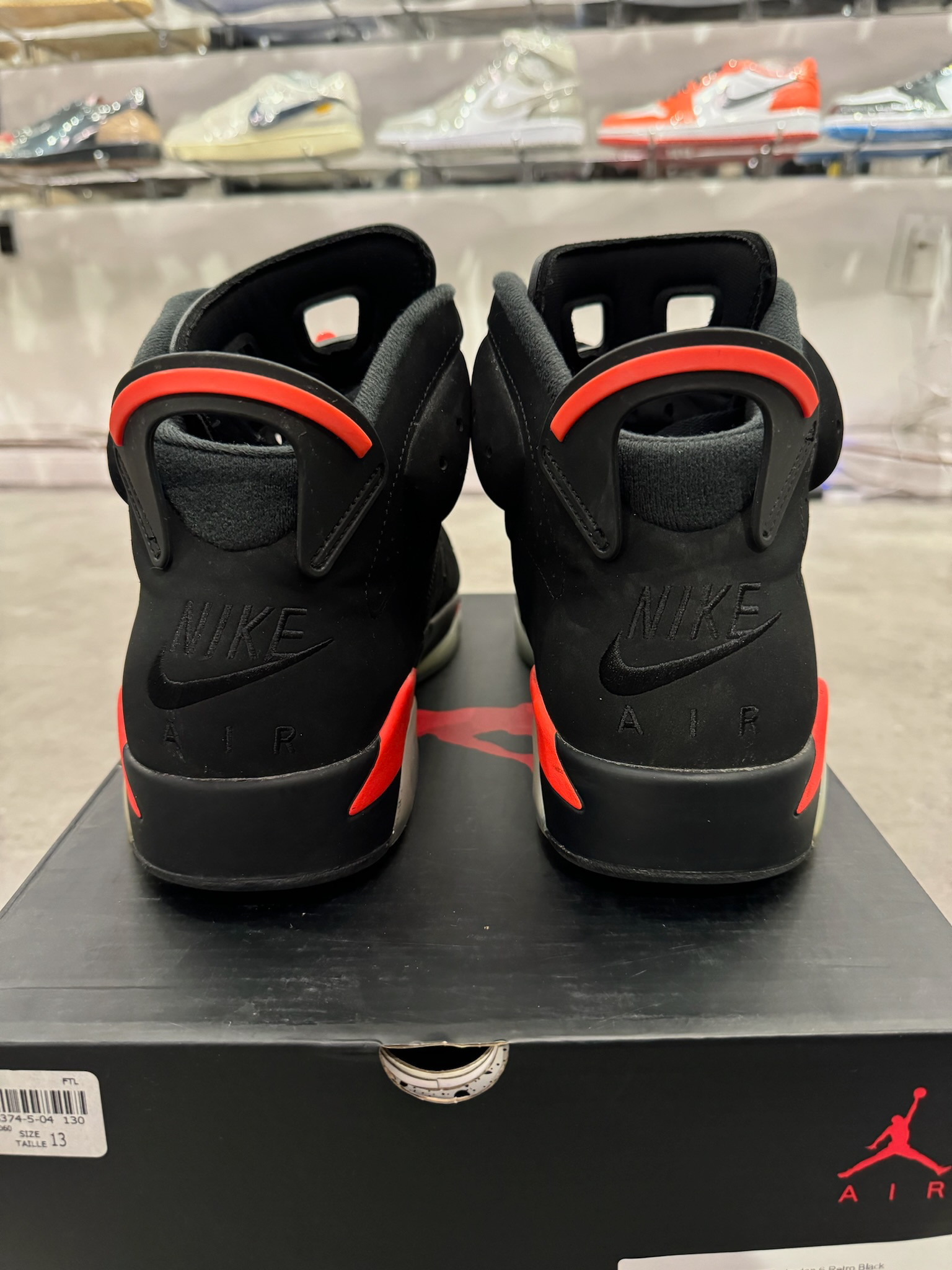 Jordan 6 Retro Black Infrared (2019) (Preowned Size 13)