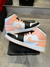 Jordan 1 Mid Arctic Orange Black Toe (Preowned)