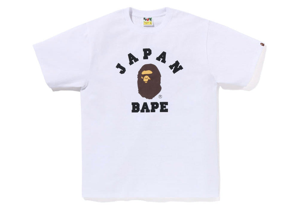 Bape Japan College Tee White